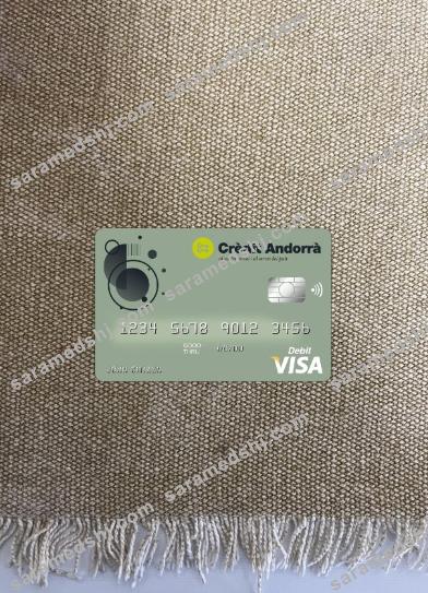 Andorra Credit Andorra bank visa card photolook front